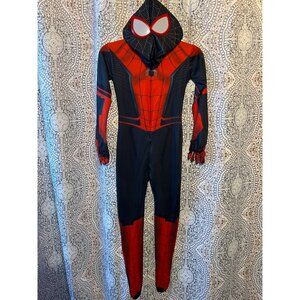 Spider-Man Boys Costume Jumpsuit With Mask & Gloves Size M